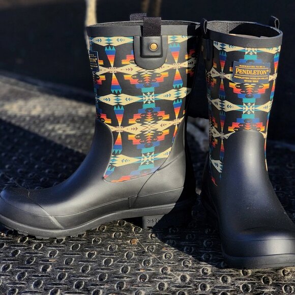 Pendleton Wyeth Mid Rain Snow Waterproof Tuscan Winter Boots Womens NEW IN BOX - Picture 1 of 9